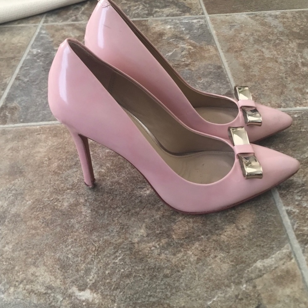 Coach heels pink size 6 - Picture 2 of 5
